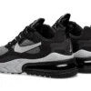 ⁦Nike Air Max 270 React Black, Vast Grey & Off White⁩ – תמונה ⁦3⁩