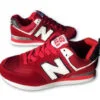 נעלי ניו באלאנס-New Balance 574 DARK-RED GRAY BLACK