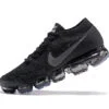 נעלי נייק-Nike Air Vapor Max Flyknit 2.0W BLACK - GRAY LOGO