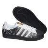 ⁦נעלי אדידס-ADIDAS Stan Smith - Black-Logo Print & Gold Logo⁩ – תמונה ⁦8⁩
