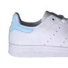 ⁦נעלי אדידס-ADIDAS Stan Smith - White Light Blue Tail⁩ – תמונה ⁦8⁩
