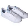 ⁦נעלי אדידס-ADIDAS Stan Smith - White Light Blue Tail⁩ – תמונה ⁦5⁩