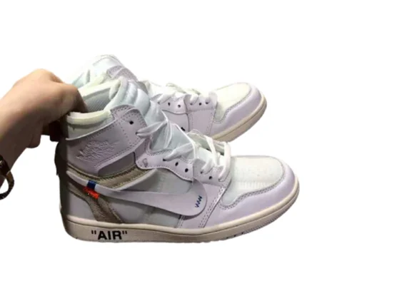 ⁦נעלי נייק-Nike air force 1 high WHITE-CREAM⁩ – תמונה ⁦4⁩