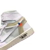 ⁦נעלי נייק-Nike air force 1 high WHITE-CREAM⁩ – תמונה ⁦5⁩