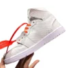 ⁦נעלי נייק-Nike air force 1 high WHITE-ORANGE⁩ – תמונה ⁦3⁩