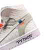 ⁦נעלי נייק-Nike air force 1 high WHITE-ORANGE⁩ – תמונה ⁦6⁩