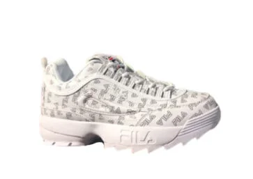 נעלי פילה-Fila Disruptor 2 Premium Athletic Shoes-WHISPER-SUVA GREY