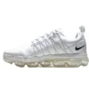 נעלי נייק-NIKE AIR VAPROMAX 2019 - FULL WHITE - BLACK LOGO