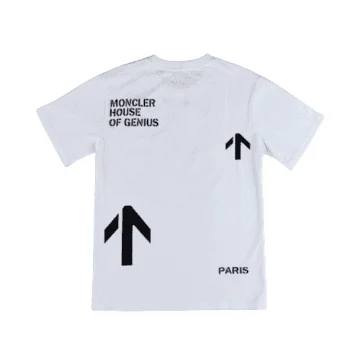 MONCLER SHORT MEN T-SHIRT WHITE