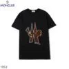 ⁦MONCLER SHORT MEN T-SHIRT BLACK⁩ – תמונה ⁦3⁩