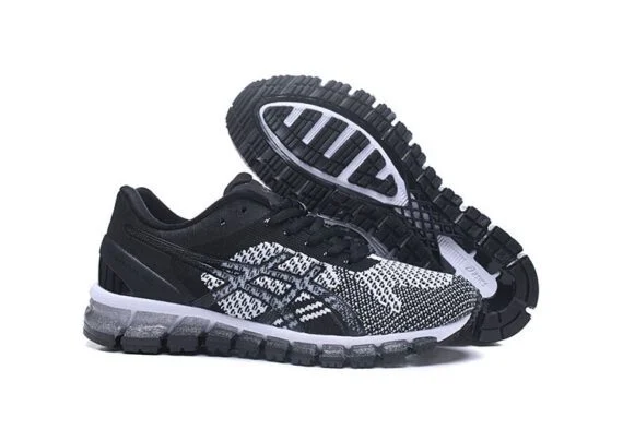 ⁦נעלי אסיקס-ASICS - Black - White - Gray⁩ – תמונה ⁦3⁩