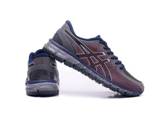 ⁦נעלי אסיקס-ASICS - CM -Light Gray Navy Blue⁩ – תמונה ⁦4⁩