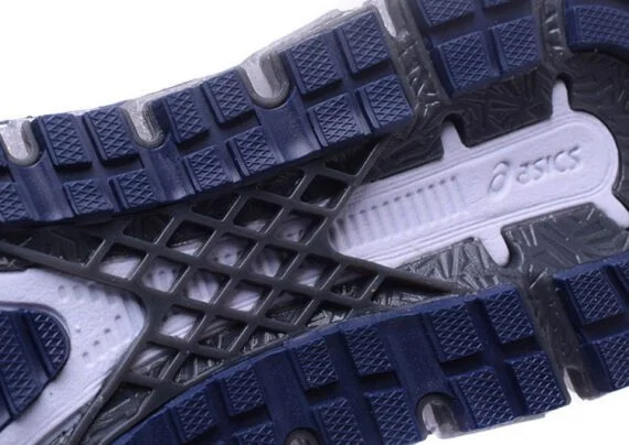 ⁦נעלי אסיקס-ASICS - CM -Light Gray Navy Blue⁩ – תמונה ⁦9⁩