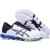 ⁦נעלי אסיקס-ASICS - QUANTUM - White Black Green Dark Gray⁩ – תמונה ⁦5⁩