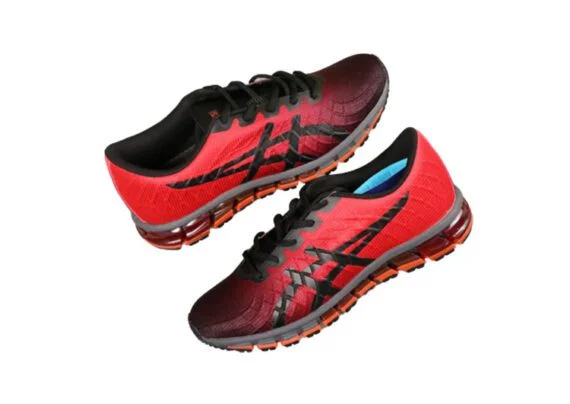 ⁦נעלי אסיקס-ASICS - Red & Black⁩ – תמונה ⁦3⁩