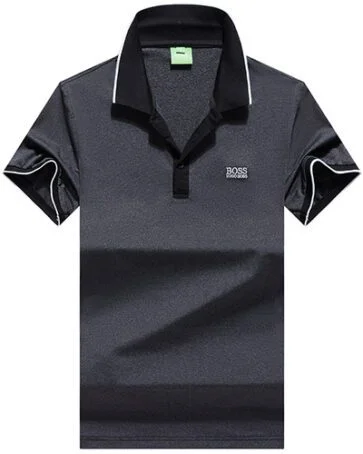 בוס-HUGO BOSS POLO TSHIRT MEN'S-Black