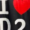 ⁦DSQUARED2 TSHIRT MEN SHORT - Black Red & White⁩ – תמונה ⁦3⁩