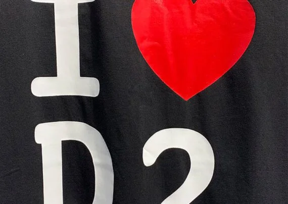⁦DSQUARED2 TSHIRT MEN SHORT - Black Red & White⁩ – תמונה ⁦3⁩
