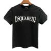 DSQUARED2 TSHIRT MEN SHORT-Black White Code Number
