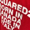 ⁦DSQUARED2 TSHIRT MEN SHORT-Red White Combo⁩ – תמונה ⁦2⁩