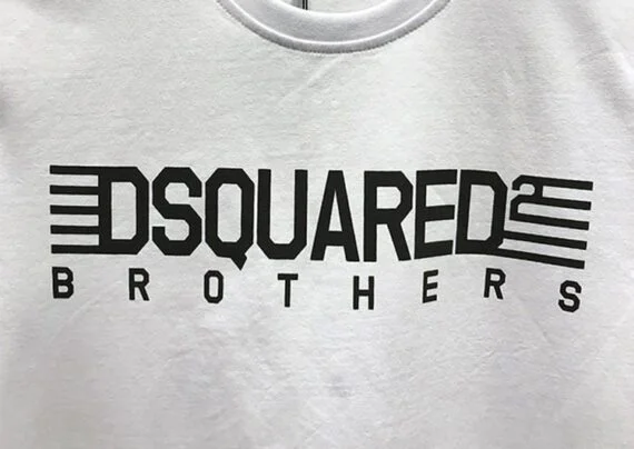⁦DSQUARED2 TSHIRT MEN SHORT - White Black⁩ – תמונה ⁦3⁩