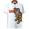 DSQUARED2 TSHIRT MEN SHORT - White and Tiger Logo