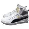 נעלי פומה- PUMA full leather high-top sneakers-Gainsboro