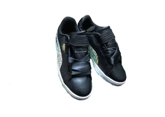 ⁦נעלי פומה- Puma bow glitter sequins -Black⁩ – תמונה ⁦6⁩
