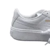 ⁦נעלי פומה- Puma platform shoes top pog leather gold head silver hesd frosted hesd flash drill bit-Pale Taupe⁩ – תמונה ⁦6⁩