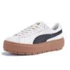 ⁦נעלי פומה- Puma suede platform rihanna platform shoes leather-Black and White⁩ – תמונה ⁦3⁩
