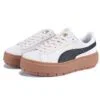 ⁦נעלי פומה- Puma suede platform rihanna platform shoes leather-Black and White⁩ – תמונה ⁦4⁩