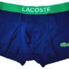 ⁦לקוסט-LACSOTE BOXER MEN 3PCS - BLUE, GREEN, RED, GRAY, BLACK, NAVY & WHITE⁩ – תמונה ⁦2⁩