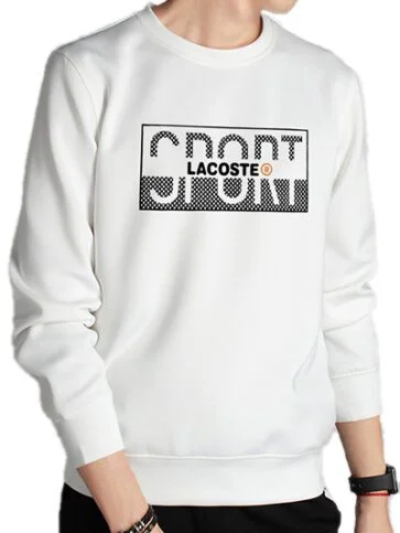 לקוסט-LACSOTE  SWETER MEN DESGIN- WHITE
