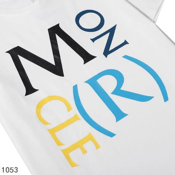 ⁦MONCLER SHORT MEN T-SHIRT WHITE⁩ – תמונה ⁦2⁩