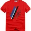 לקוסט-LACSOTE TSHIRT DESGIN MEN SHORT - Red