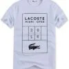 לקוסט-LACSOTE TSHIRT DESGIN MEN SHORT - White