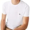 לקוסט-LACSOTE TSHIRT MEN SHORT - White