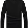 ⁦טומי הילפיגר-TOMMY TSHIRT MEN'S LONG V - Black⁩ – תמונה ⁦2⁩