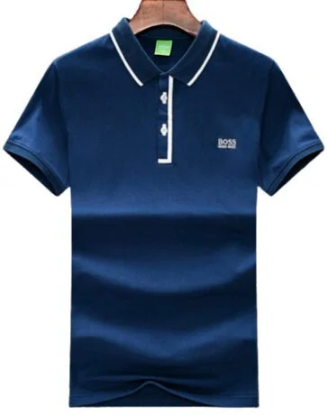 בוס-HUGO BOSS POLO TSHIRT MEN'S - Bahama Blue