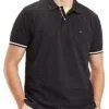 טומי הילפיגר-TOMMY POLO MEN'S TSHIRT - Black