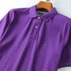 ⁦טומי הילפיגר-TOMMY POLO MEN'S TSHIRT - Royal Purple⁩ – תמונה ⁦4⁩