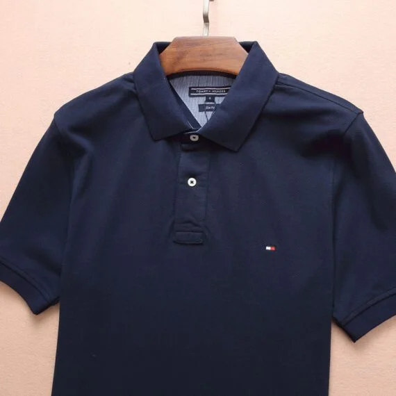 ⁦טומי הילפיגר-TOMMY POLO MEN'S TSHIRT - Valhalla⁩ – תמונה ⁦4⁩