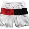 ⁦טומי הילפיגר-TOMMY SWIM MEN'S -BLACK WHITE & RED⁩ – תמונה ⁦2⁩