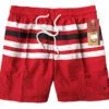 טומי הילפיגר-TOMMY SWIM MEN'S - RED WHITE & BLACK