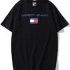טומי הילפיגר-TOMMY TSHIRT MEN'S - BLACK