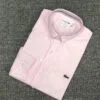 ⁦לקוסט-LACOSTE LONG MEN SHIRT - LIGHT PINK⁩ – תמונה ⁦3⁩