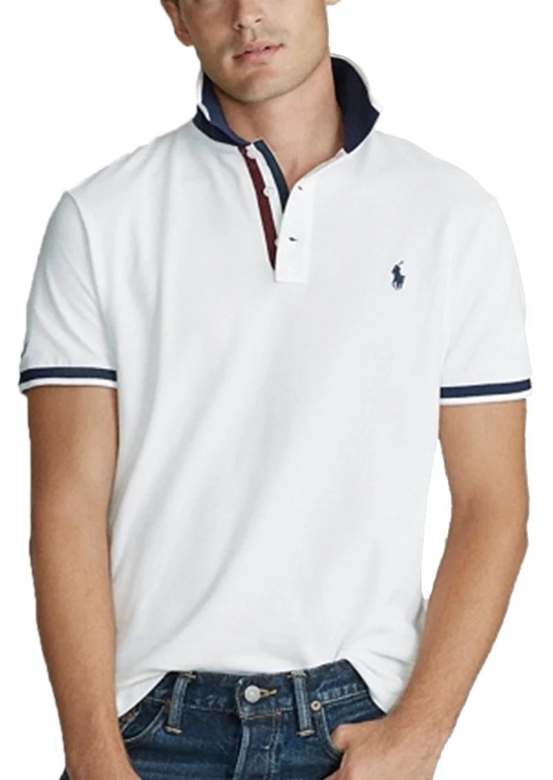 ראלף לורן-RALPH LAUREN POLO TSHIRT MEN'S SHORT DESGIN - Zircon