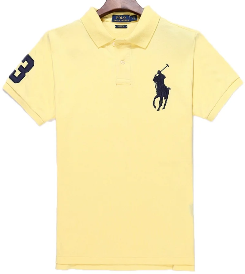 ראלף לורן-RALPH LAUREN POLO TSHIRT SHORT BIG PONY MEN'S - Drover