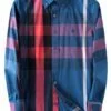 מעיל ברברי-BURBERRY BUTTON MEN - Bahama Blue Mix