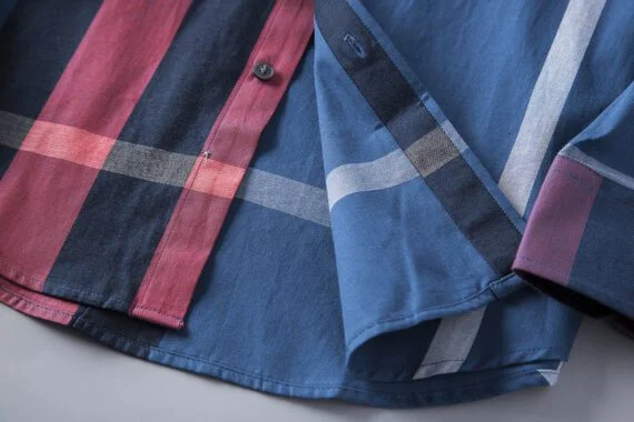 ⁦מעיל ברברי-BURBERRY BUTTON MEN - Bahama Blue Mix⁩ – תמונה ⁦10⁩